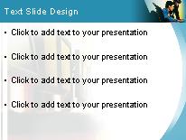 Working Intently PowerPoint Template text slide design