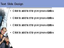Buildingarc Blue PowerPoint Template text slide design