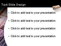 Business Newspaper PowerPoint Template text slide design