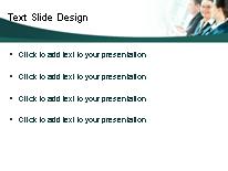 Business Powwow PowerPoint Template text slide design