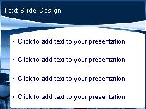 Conference Room Blue PowerPoint Template text slide design