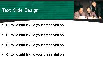Consulting Group 02 Green PowerPoint Template text slide design