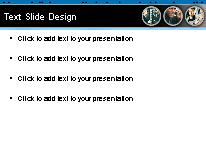 Finance2 Blue PowerPoint Template text slide design