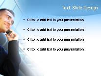 Mobile Cell PowerPoint Template text slide design