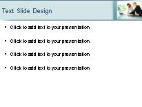 Nice Work PowerPoint Template text slide design