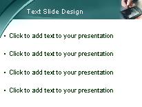 Plans PowerPoint Template text slide design