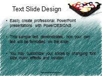 Rack Up Color Pen PowerPoint Template text slide design