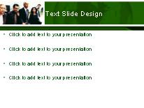 The Company Green PowerPoint Template text slide design