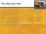 Garbage Men PowerPoint Template text slide design
