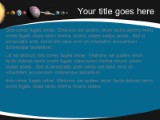 Astronomy Solar System PowerPoint Template text slide design