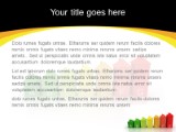 Home Energy Yellow PowerPoint Template text slide design