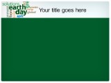 Earth Day Collage PowerPoint Template text slide design