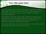 money mix green PowerPoint Template text slide design