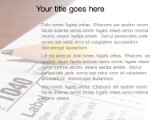 Tax 1040 Form PowerPoint Template text slide design