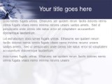 Searching Blue PowerPoint Template text slide design