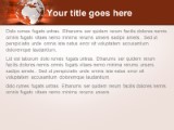Europe Africa Globe Orange PowerPoint Template text slide design