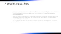 Global Communications Widescreen PowerPoint Template text slide design