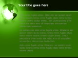 Northamerica Rays Green PowerPoint Template text slide design