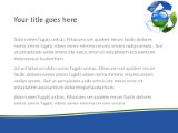 Recycle Resources PowerPoint Template text slide design