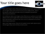 World Rays PowerPoint Template text slide design