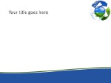 Recycle Resources PowerPoint Template text slide design