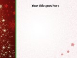 Red and White Christmas PowerPoint Template text slide design