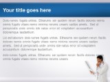 Doctor Review PowerPoint Template text slide design