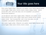 Laboratory Research Blue PowerPoint Template text slide design