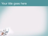 In A Room Teal PowerPoint Template text slide design