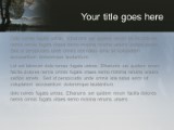 Lake Views PowerPoint Template text slide design