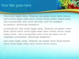 Marine Life PowerPoint Template text slide design