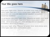 Mountain Peek PowerPoint Template text slide design