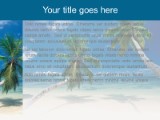 Tropical08 PowerPoint Template text slide design