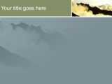 Andean Mountains PowerPoint Template text slide design
