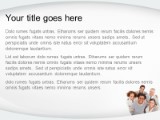 Peob Diverse Smiles PowerPoint Template text slide design