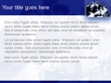 Check It Out Blue PowerPoint Template text slide design