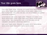 Check It Out Lavender PowerPoint Template text slide design