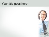 Laptop Biz PowerPoint Template text slide design