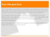 Housing Cutout Orange PowerPoint Template text slide design