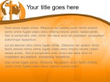 World Religion Orange PowerPoint Template text slide design