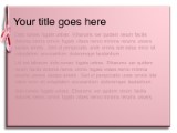 Ballet PowerPoint Template text slide design