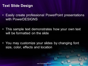 Continuous Flow Chart PowerPoint Template text slide design