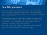 Keys Blue PowerPoint Template text slide design