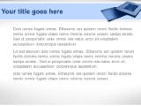 Semiconductor Blue PowerPoint Template text slide design