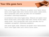 Semiconductor Orange PowerPoint Template text slide design