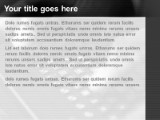 Typing Grey PowerPoint Template text slide design