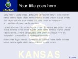 Kansas PowerPoint Template text slide design