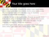Maryland PowerPoint Template text slide design