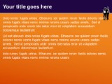 Business 02 Orange PowerPoint Template text slide design