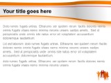 Business 03 Orange PowerPoint Template text slide design